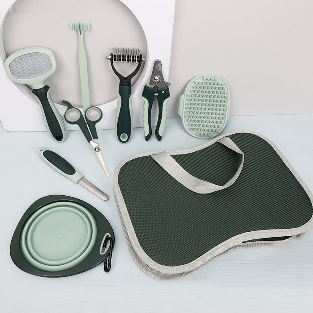 Professional Cordless Dog Grooming Kit โ Quiet Clippers for Thick Coats