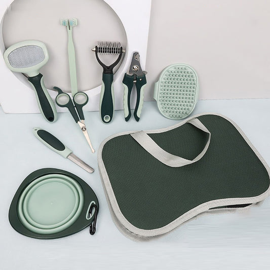 Professional Cordless Dog Grooming Kit β Quiet Clippers for Thick Coats