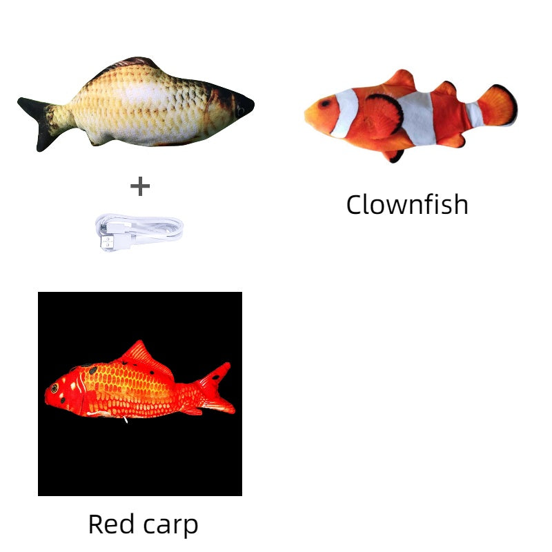 Electric Jumping Fish Toy for Pets – No Catnip Version