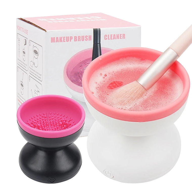 Electric USB Makeup Brush Cleaner Machine Portable Automatic Tool Set