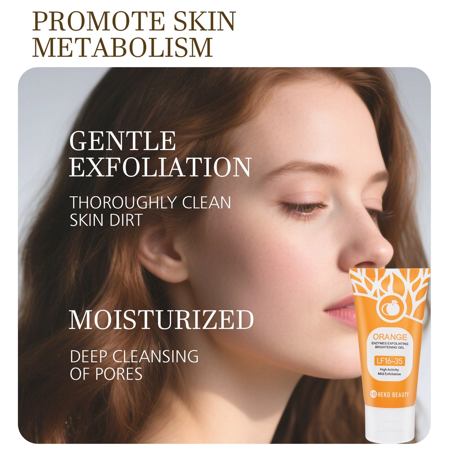 🔥 Orange Enzyme Exfoliating Gel — The Gentle Miracle Your Skin Has Been Waiting For  ( Super SALE )