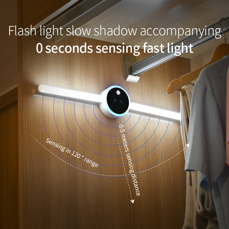 Smart LED Sensor Cabinet Light β Clock, Timer, Removable, Motion