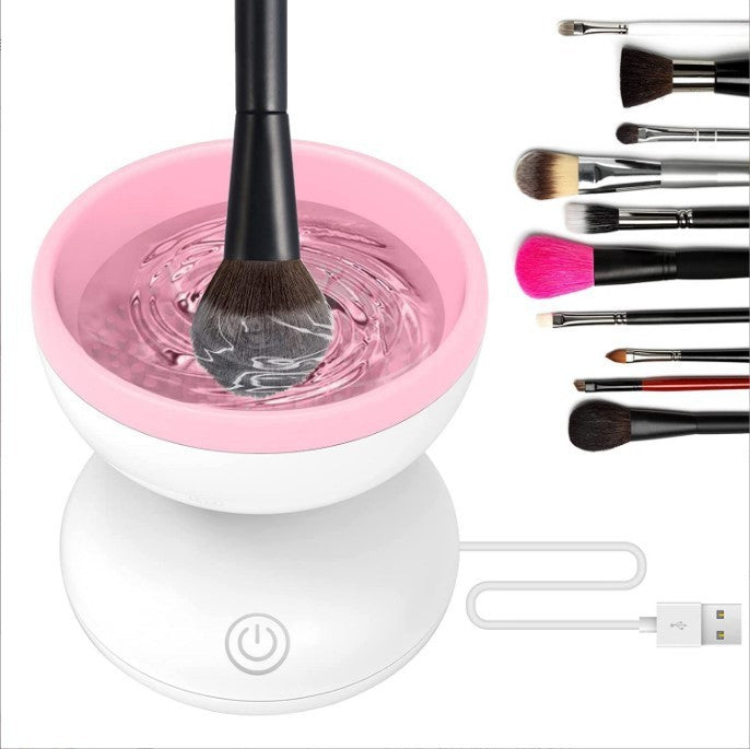 Electric USB Makeup Brush Cleaner Machine Portable Automatic Tool Set