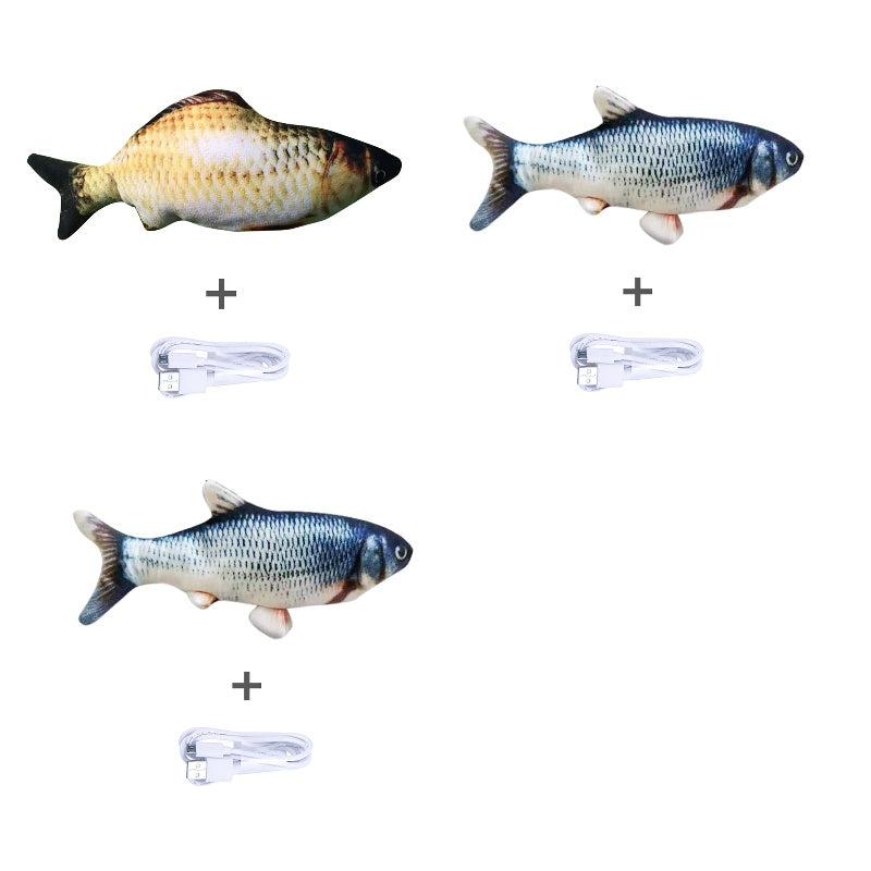 Electric Jumping Fish Toy for Pets – No Catnip Version