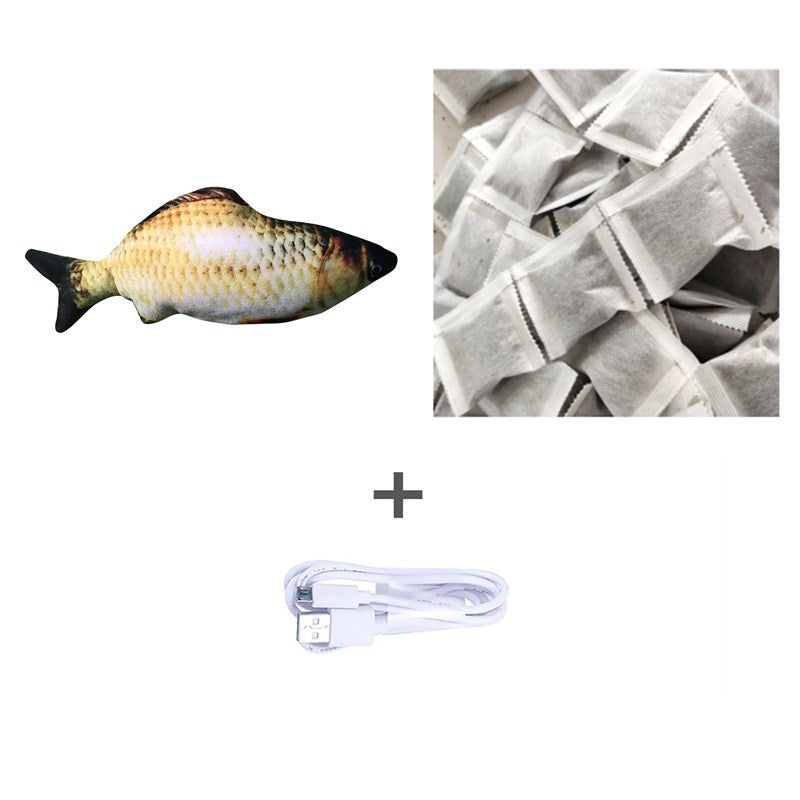 Electric Jumping Fish Toy for Pets – No Catnip Version