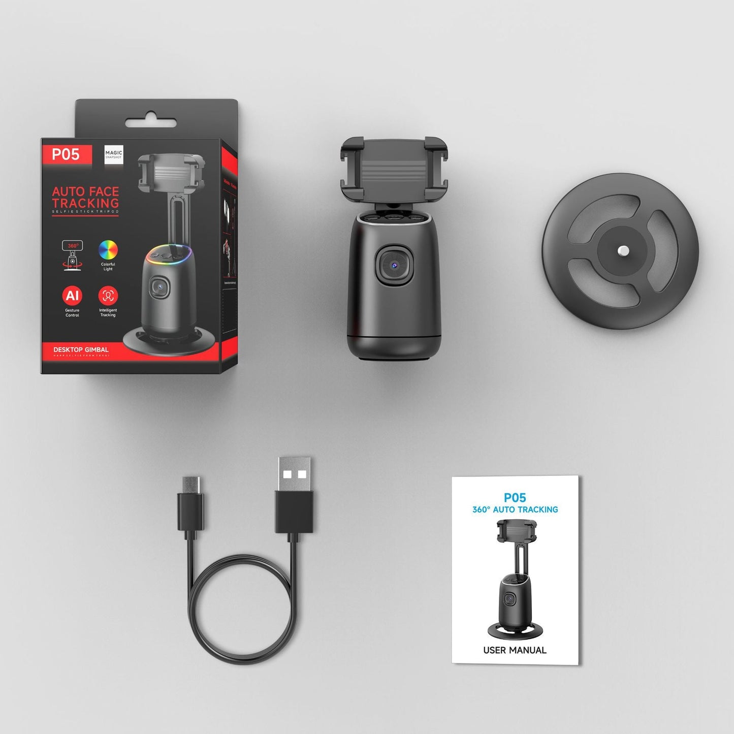 P05 Desktop Rotating Mobile Phone Holder