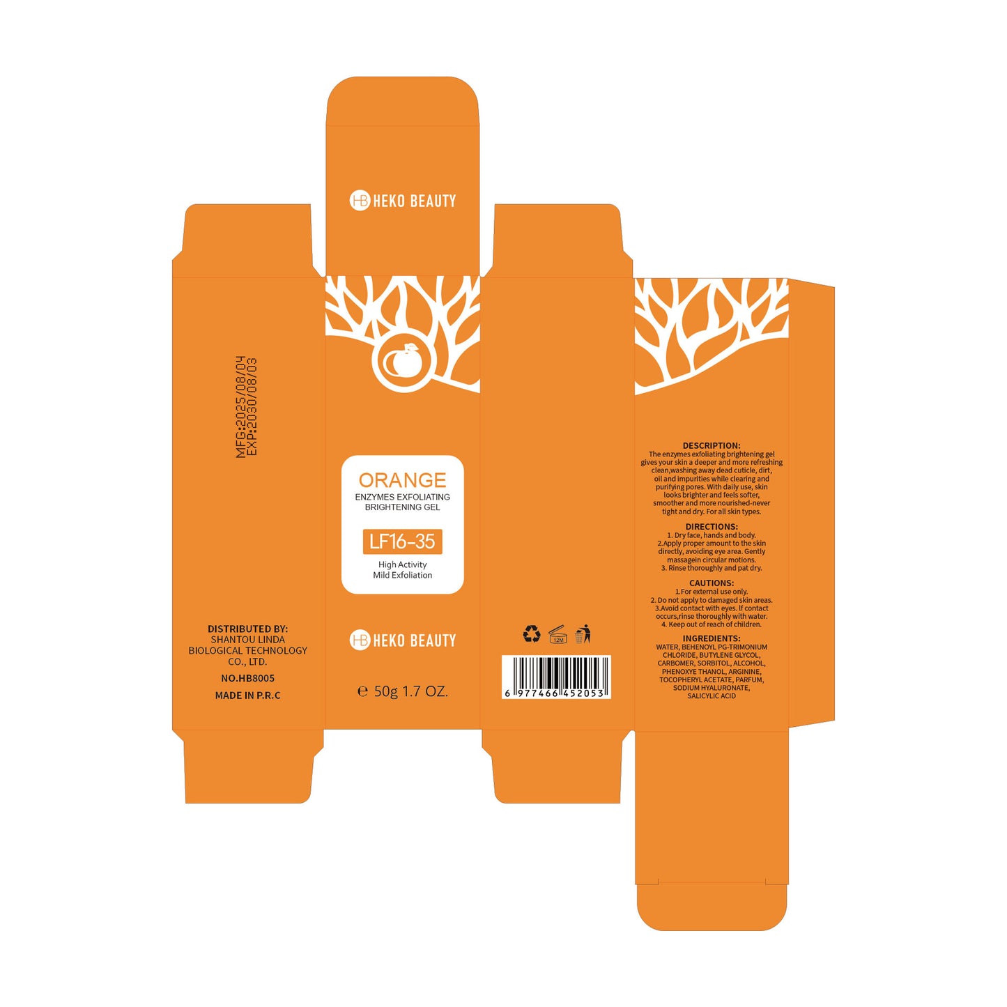 🔥 Orange Enzyme Exfoliating Gel — The Gentle Miracle Your Skin Has Been Waiting For  ( Super SALE )