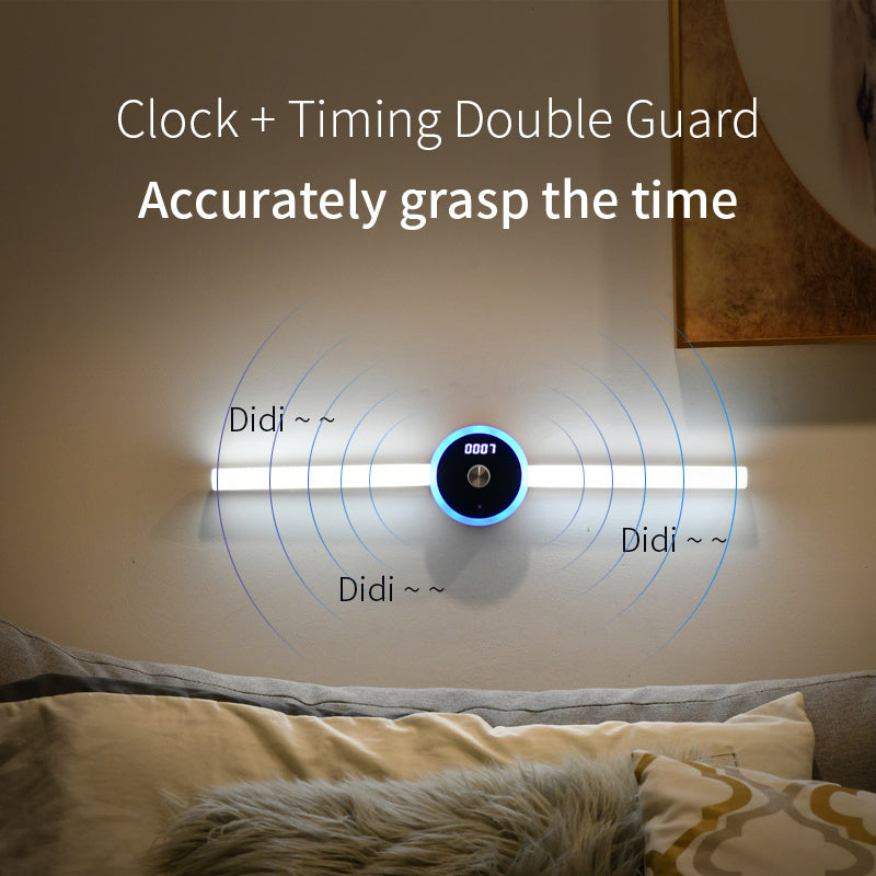 Smart LED Sensor Cabinet Light β Clock, Timer, Removable, Motion