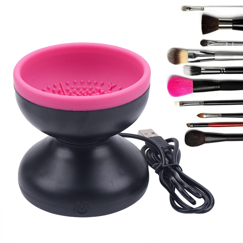 Electric USB Makeup Brush Cleaner Machine Portable Automatic Tool Set