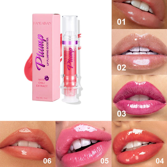 Spicy Glossy Liquid Lipstick Mirror Shine Honey Tint Tube