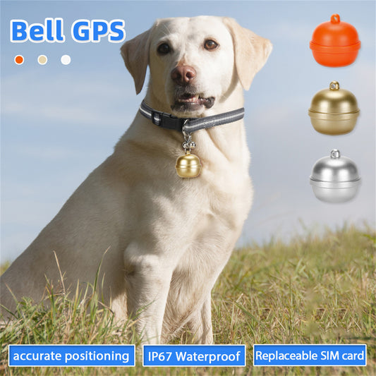 Pet GPS Bell Locator Ring – Waterproof, Cat/Dog, G15 Tracker