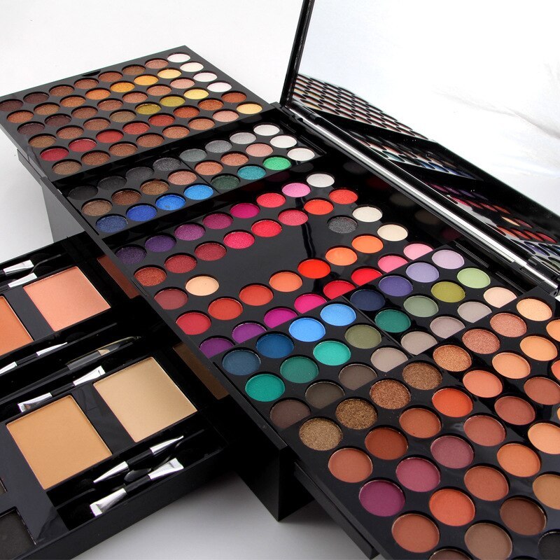 Piano Glam 180-Color Eye & Blush Makeup Palette Set