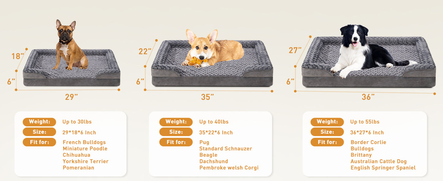 Washable Chew Proof Washable Luxury Orthopedic Dog Sofa Pet Bed For Dogs
