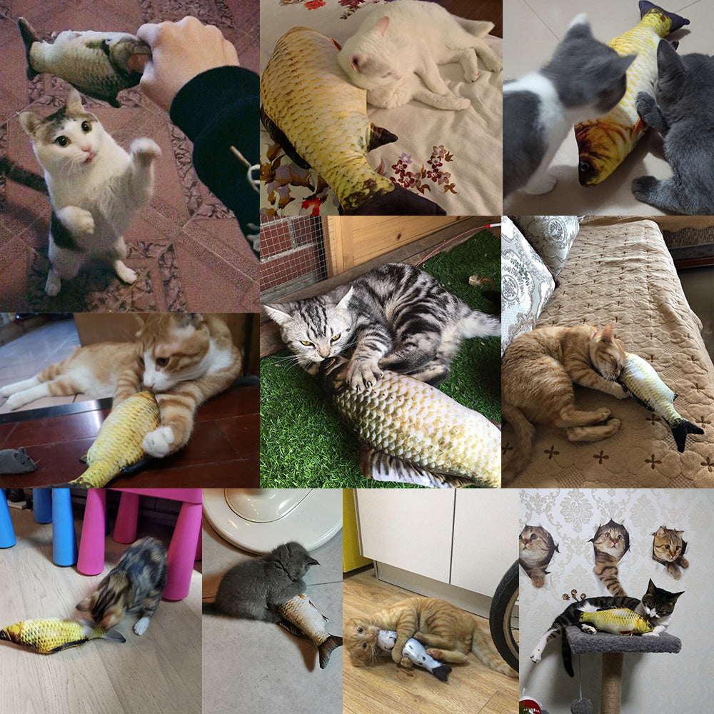 Electric Jumping Fish Toy for Pets – No Catnip Version