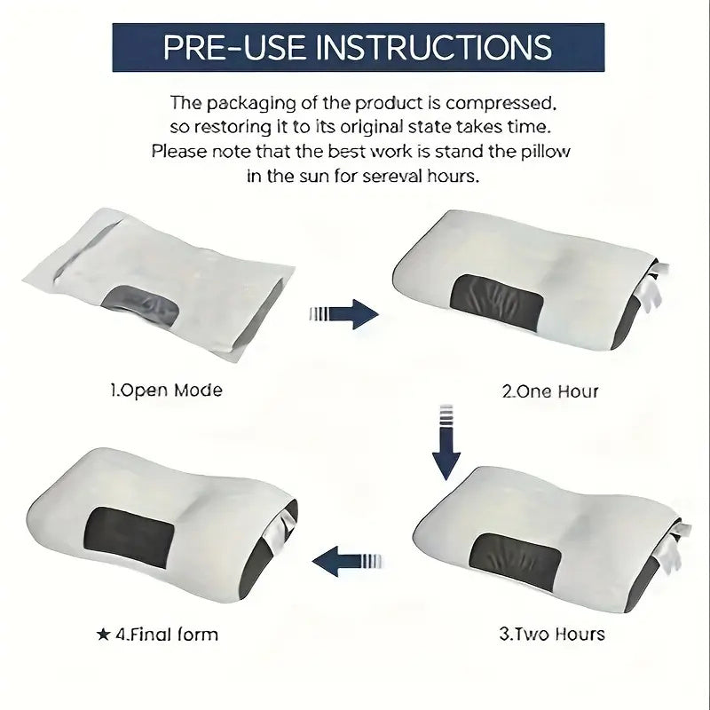 YBZ 3D Knitted Cotton Massage Pillow 2pack