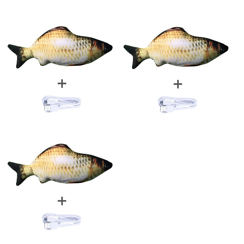 Electric Jumping Fish Toy for Pets – No Catnip Version