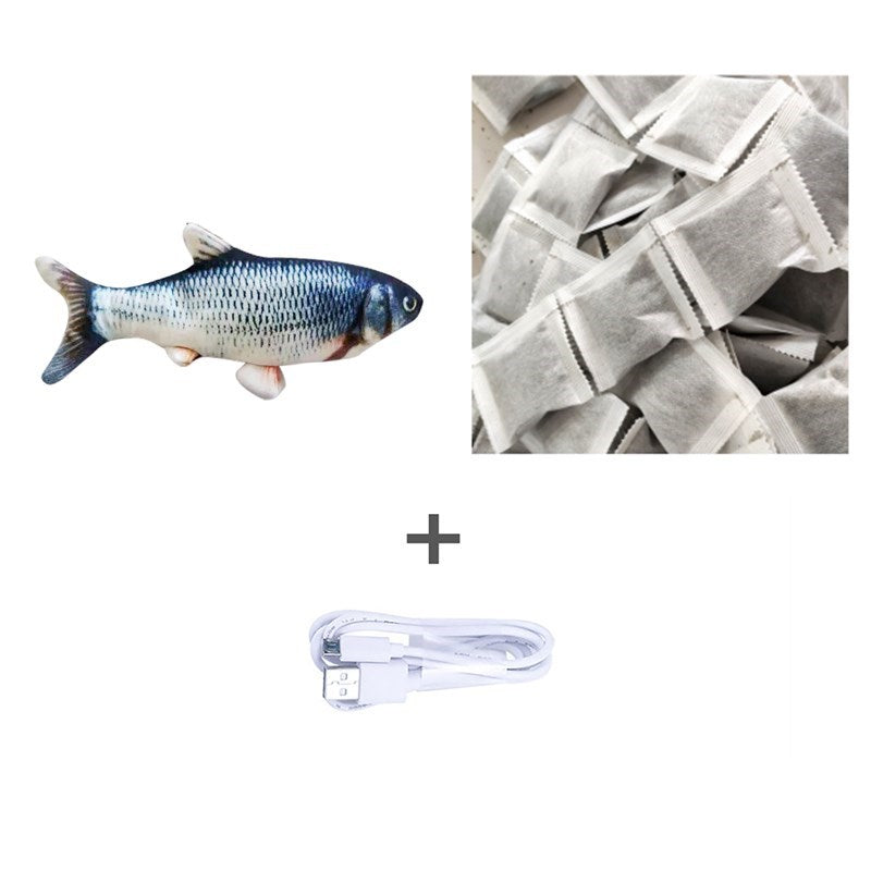 Electric Jumping Fish Toy for Pets – No Catnip Version