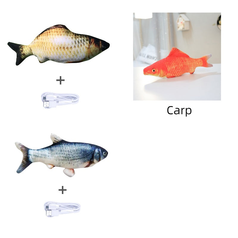 Electric Jumping Fish Toy for Pets – No Catnip Version