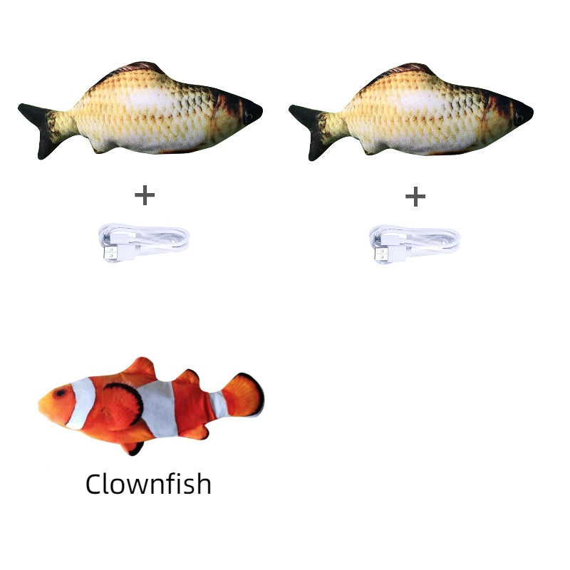 Electric Jumping Fish Toy for Pets – No Catnip Version